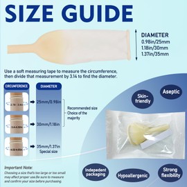 External Male catheters for Men, 20 Soft Latex, 2 Rolls of Tape, 1 x 750 ml Leg Bag, 1 x 1000 ml Leg Bag, 1 x Extra Large Catheter 2000 ml Urine Bag with Enhanced Anti-Reflux Drip Chamber (25mm)