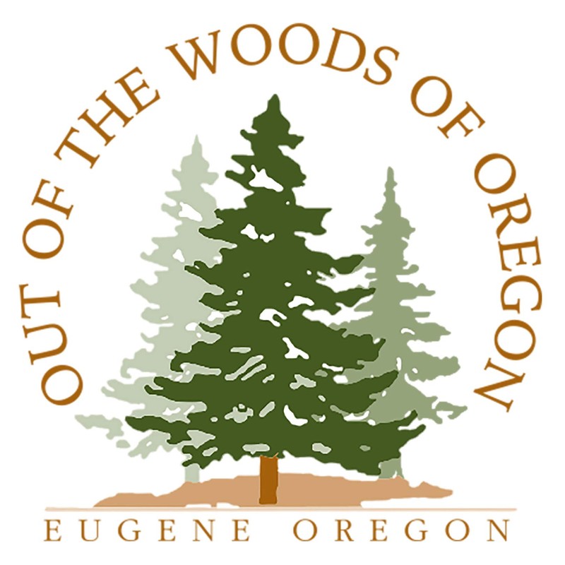 Out of the Woods of Oregon Set of Four Rustic