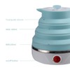Travel Foldable Electric Kettle, Collapsible Electric Kettle Food Grade Silicone