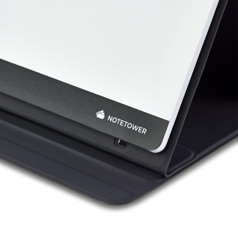 Note Tower LED Color Changing Desktop Whiteboard with Premium PU