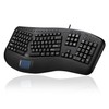 Adesso AKB-450UB - Ergonomic Keyboard with Built-in Touchpad, Wired, Multimedia