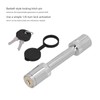 Barbell-Style Hitch Pin Anti-Theft Tow Receiver Locking Coupler with 2