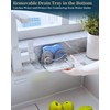 Consumest Sponge Holder for Kitchen Sink - Movable Sink Caddy