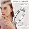 Ring Jewelry Womens Thin Rings Size 6 Sterling Silver Rimgs