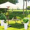 8 Pack Flower Buckets for Cut Flowers 13.4 Inch Plastic