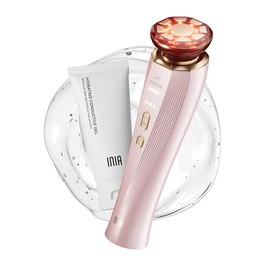 INIA Terapia de luz roja 3 en 1 para cara y cuello, dispositivo de belleza para hinchazón y reafirmación de la piel herramienta de cuidado de la piel