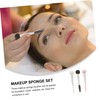 PACKOVE 6Pcs Dual Ended Eyebrow Eyelash Makeup Sponge Brush for