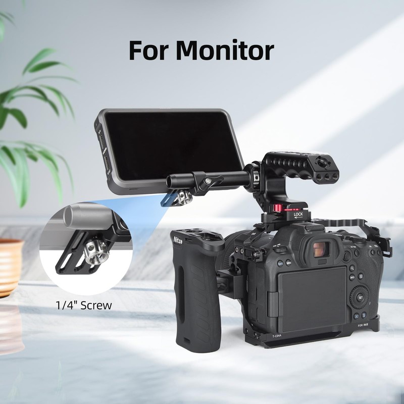 Nitze 15mm Rod Clamp Adapter with Mounting Plate for Monitor,