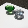 Large Crystal Diamond Paperweight with Stand Jewels Wedding Decorations Centerpieces