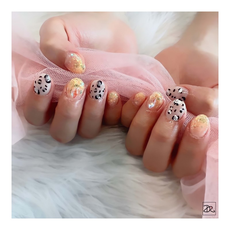 Next day delivery⭐Glitter Hopine Nail⭐ / 다음날 발송⭐글리터 호피네일⭐