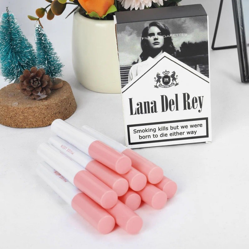 10pcs Labiales Lana Del Rey Juego De Lápiz Labial Mate