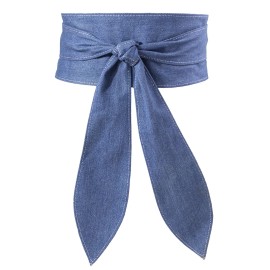 Panegy Leather Obi Belts for Women Vintage Plus Size Wide Waistband Wrap Belt...