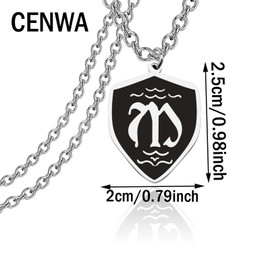 Hope Mikaelson Family Crest Pendant Necklace Vampire Girl Jewelry, Metal