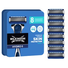 WILKINSON SWORD - Hydro 5 Skin Protection For Men | Regular | 8 x Razor Blade Refills