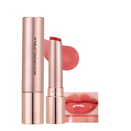 Hydrating Tinted Lip Blam, Natural Sheer Red Nude Lipstick Moisturizing Lipgloss, Long Lasting Waterproof Lip Balm Stain Non-Stick Liptint Oil Stain Glossy Lipcolor Finish for Dry Cracked Lips-04
