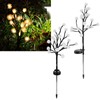 2pcs 20LED Solar Powered Fairy Lights Outdoor Dandelion Lamp Garden