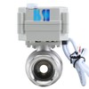 HSH-Flo 1 inch NPT 2 Way 12VDC 9-24VAC/DC Stainless Steel
