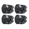 4pcs Garment Bags Waterproof Dustproof Thickened Suit Bag with Transparent