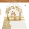 Wedding Pop-up Card Set, 3D Greeting Anniversary Romantic Congratulations with