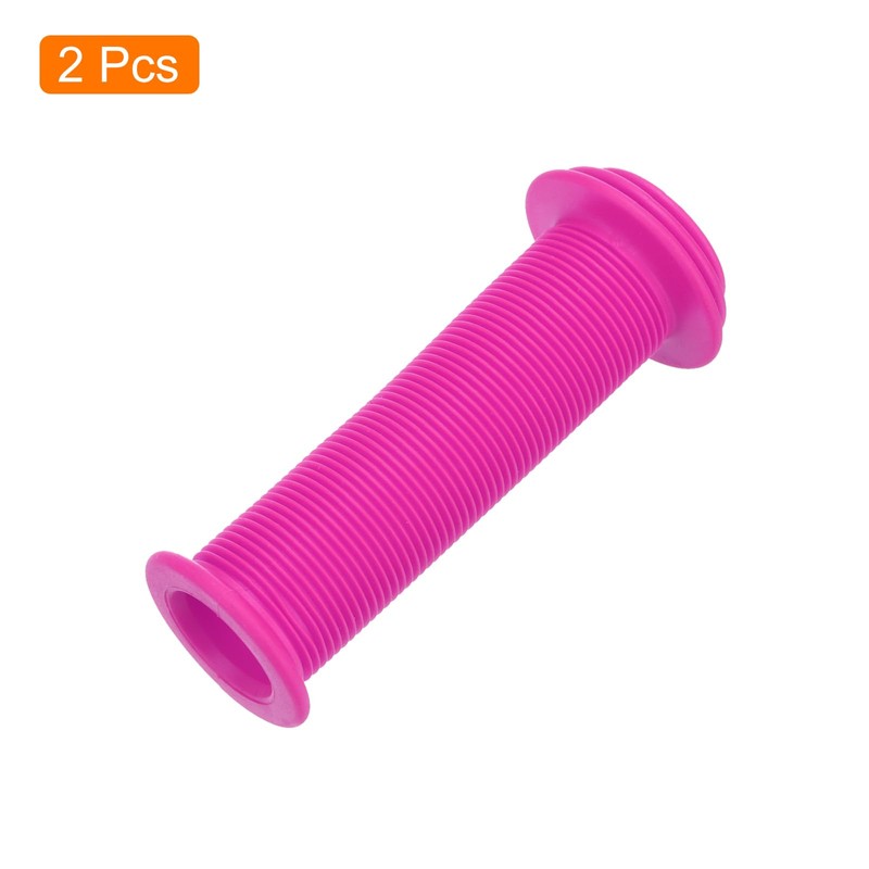 HARFINGTON 1 Pairs Bike Handlebar Grips 4.13" Non-Slip Strip Rubber