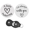 Pocket Hug Token Keychain for Boyfriend Husband Anniversary Birthday Gifts