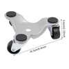 12 Pcs Furniture Moving Dolly Set, 3-Wheel Steel Mobile Rollers