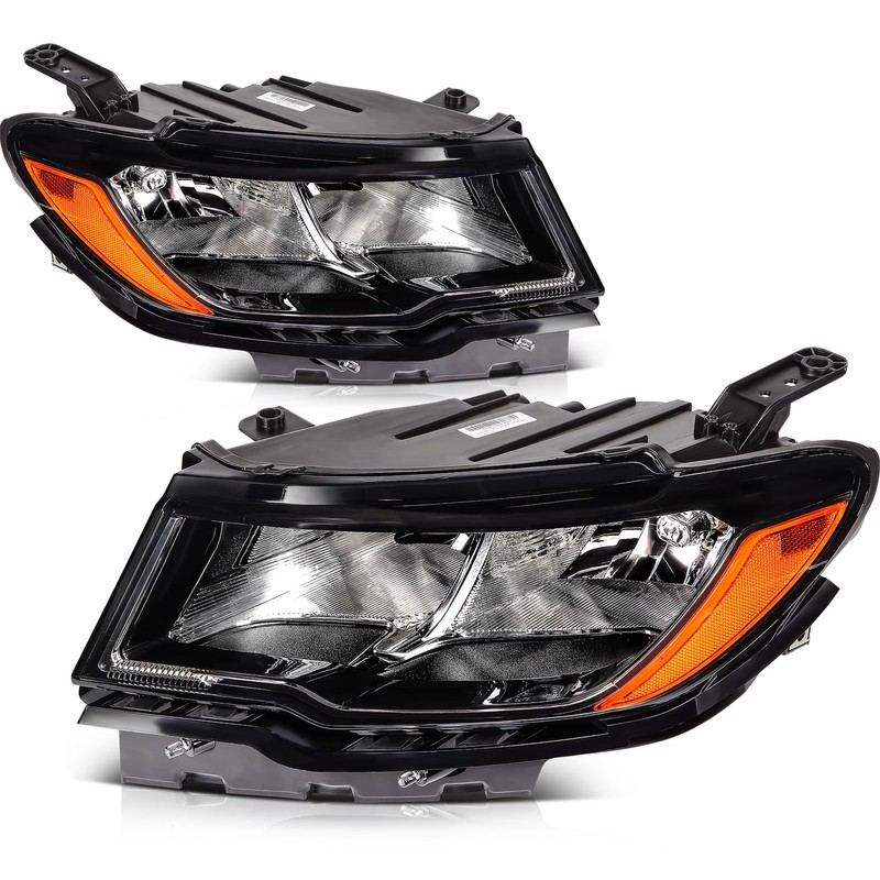 SELEAD Headlight Assembly Fit 2017-2021 for JEEP COMPASS Pair Headlights