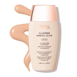 Toty by Sofia Vergara - Ilumina Mineral Glow SPF 50+ Illuminating Broad Spectrum Mineral Sunscreen - Rejuvenates & brightens with 2% Niacinamide, PLE FernBoost Technology, Vitamin E