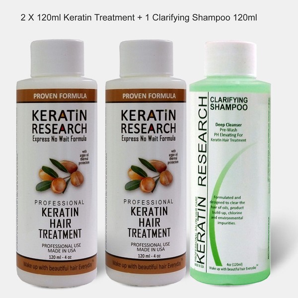 Brazilian Keratin Blowout Hair Treatment 240ml Original Express Formula with CS
