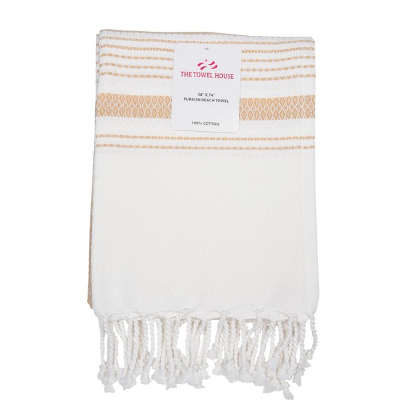 THE TOWEL HOUSE – 100% Cotton Oversized Turkish Beach Towels