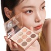 INTO YOU 9 Colors Eyeshadow Palette，Shimmer & Matte Shades Eye