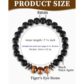 TPZORJX 1 Piece Bracelet Idea Gift – for Dad Birthday Gifts Dad Gift Christmas Dad Idea Gift for Him Boyfriend Husband Son Brother