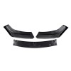 ZTT Matte black Front Bumper Lip Spoiler Splitter Body Kit