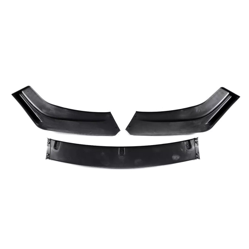 ZTT Matte black Front Bumper Lip Spoiler Splitter Body Kit