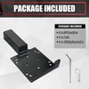 VIAGL Universal Trailer Hitch Mounting Plate with 2" Receiver ,