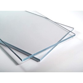 ewolds Acrylic Sheet A4 (297mm x 210mm / 11.6 x 8.2 inches) 3mm Thick, Plastic Panel Plate for Crafts, Model Building, Businesses, Home and Garden, Colour:clear