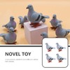 Toyvian 4pcs Pigeon Toy wind up bird toy kids pigeon