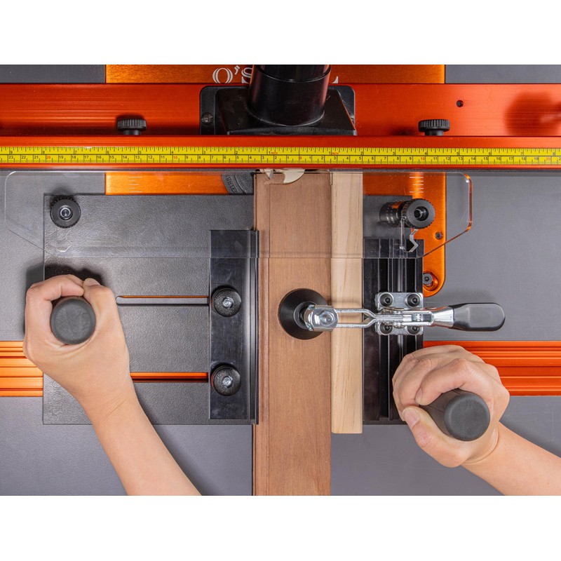 O'SKOOL Rail Coping Sled Router Table Jig for Cabinet Door