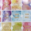 Monthly Tabs Planner Stickers Double Sided Index Tabs Writable Note