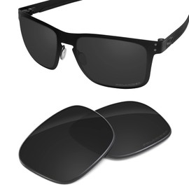 Tintart Performance Replacement Lens Compatible with Oakley Holbrook Metal OO4123 55mm Polarized Etched-Carbon Black