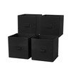 DormCo TUSK Fold Up Cube 4-Pack - Black