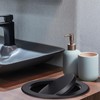 STOBAZA Drop in Trash Chute Round Stainless Steel Countertop Waste