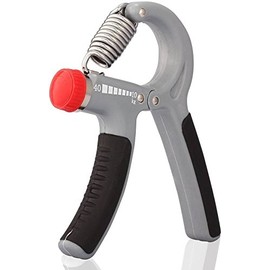 Leosportz Hand Gripper for Best Hand Exerciser Grip Adjustable 10kg to 40kg Hand Grip (Grey)