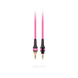RØDE Rode NTH-Cable for NTH-100 Headphones, 1.2m / 4ft Long, 3.5mm Male to Male Audio Cable with ¼-inch Adaptor Included (Pink)