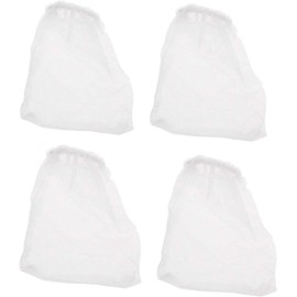 4Pcs White Fish for Tank Gravels Cleaner Replacement Filter Bags Aquarium Socks Mesh Aquarium Heater Light Thermometers Gravel Sand Decorations Filter Accessories Aquarium Pumps and Filters