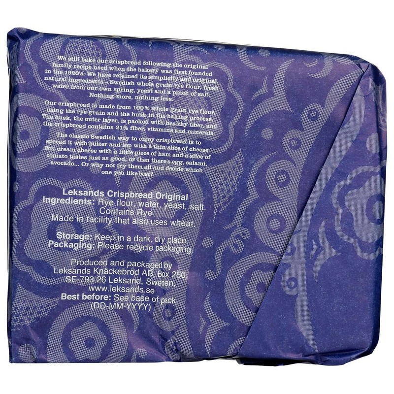 Leksands Original Triangle Crispbread 7.05 oz each (3 Items Per