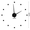 Innovative DIY Wall Clock Stylish Mirror Surface Sticker Clock Modern