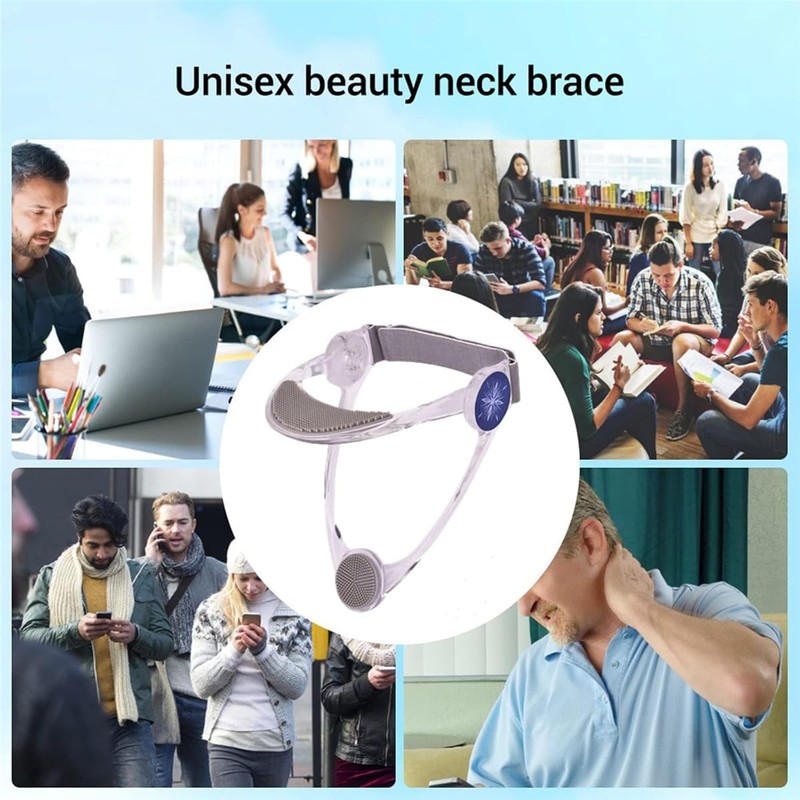 seaNpem Neck Brace, Neck Support wtih 360°Adjustable Soft Chin Support,