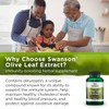 Swanson Olive Leaf Extract Capsules with 20% Oleuropein - (120