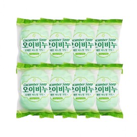 Ttowa Store Partner Touching Cucumber Soap Face Wash Bath Soap 100g 2 packs of 8 / 감동 오이비누 세수 목욕 비누 100g 2개입 8개